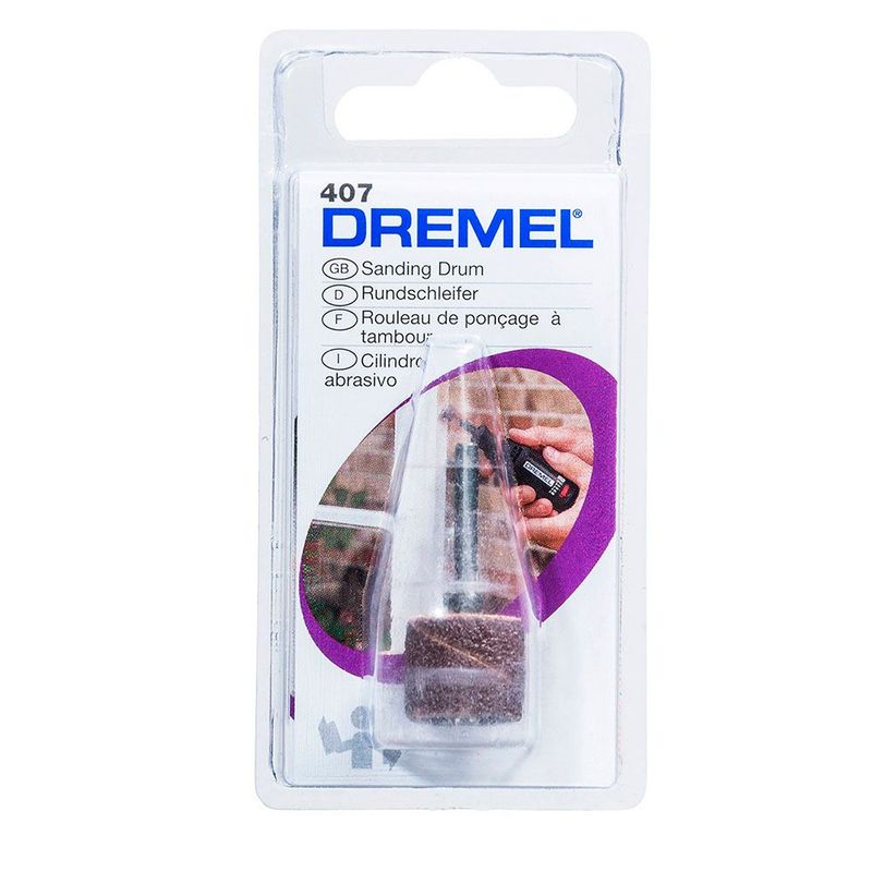 DREMEL - Mandril Dremel Porta banda de Lija EZ407  1/2"