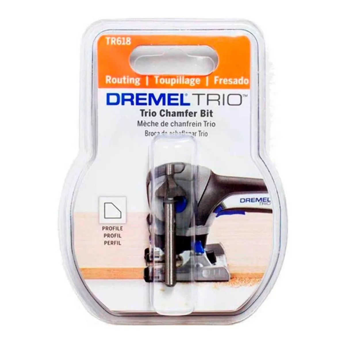 DREMEL - Fresa Trio 1/8 Dremel TR618