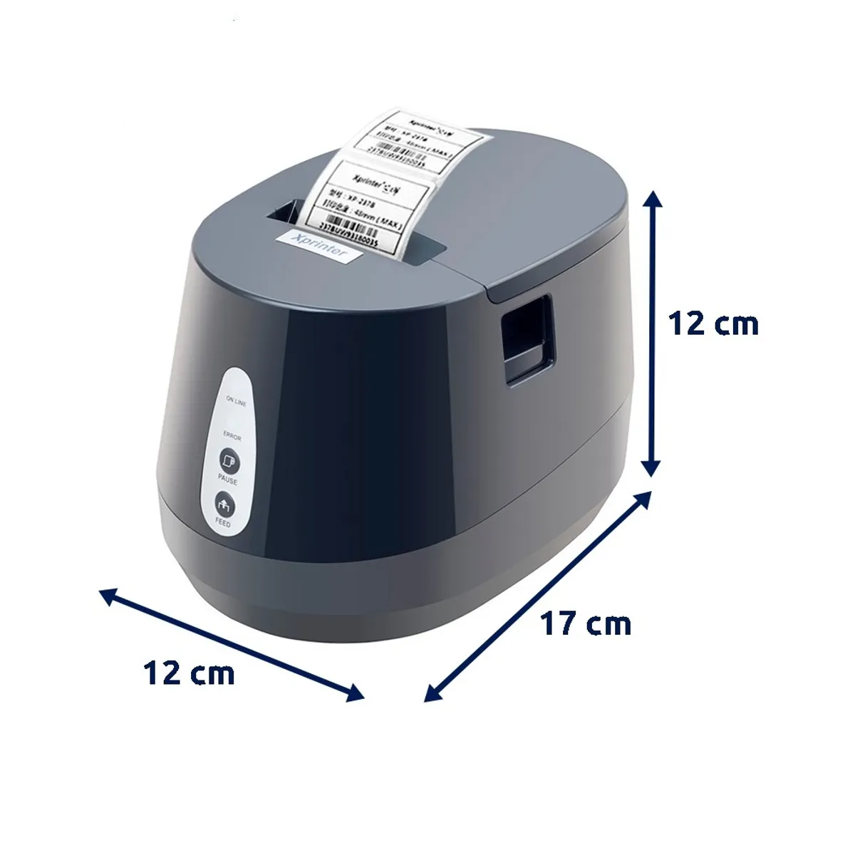 XPRINTER - Impresora térmica etiqueta adhesiva para códigos barra 58mm 57mm USB Bluetooth 237B