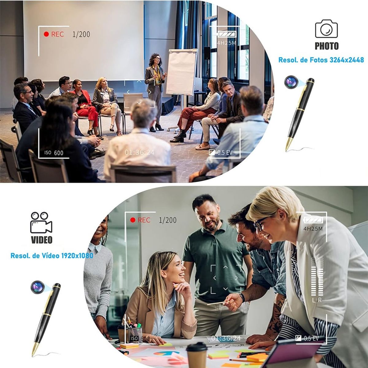 MN ELECTRONICS - LAPICERO  USB FULLHD 1080 S101 FOTOS Y VIDEO IDEAL PARA REUNIONES