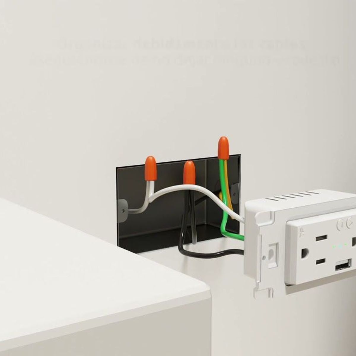 NEXXT SOLUTIONS - Tomacorriente de pared inteligente con puerto USB y conexión Wi-Fi
