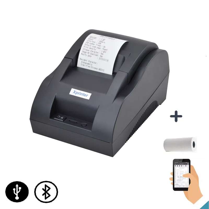 XPRINTER - Impresora Ticketera Térmica escritorio 57mm 58mm USB BLUETOOTH