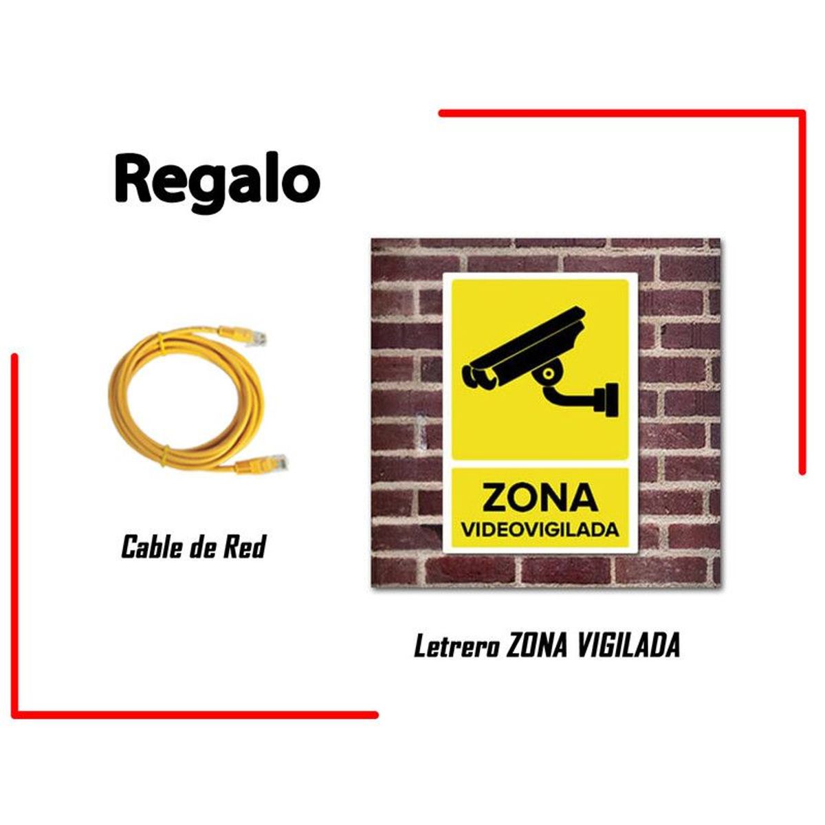 DAHUA - CÁMARAS SEGURIDAD KIT 2 FULL HD 1080P + DISCO 1TB COMPLETO