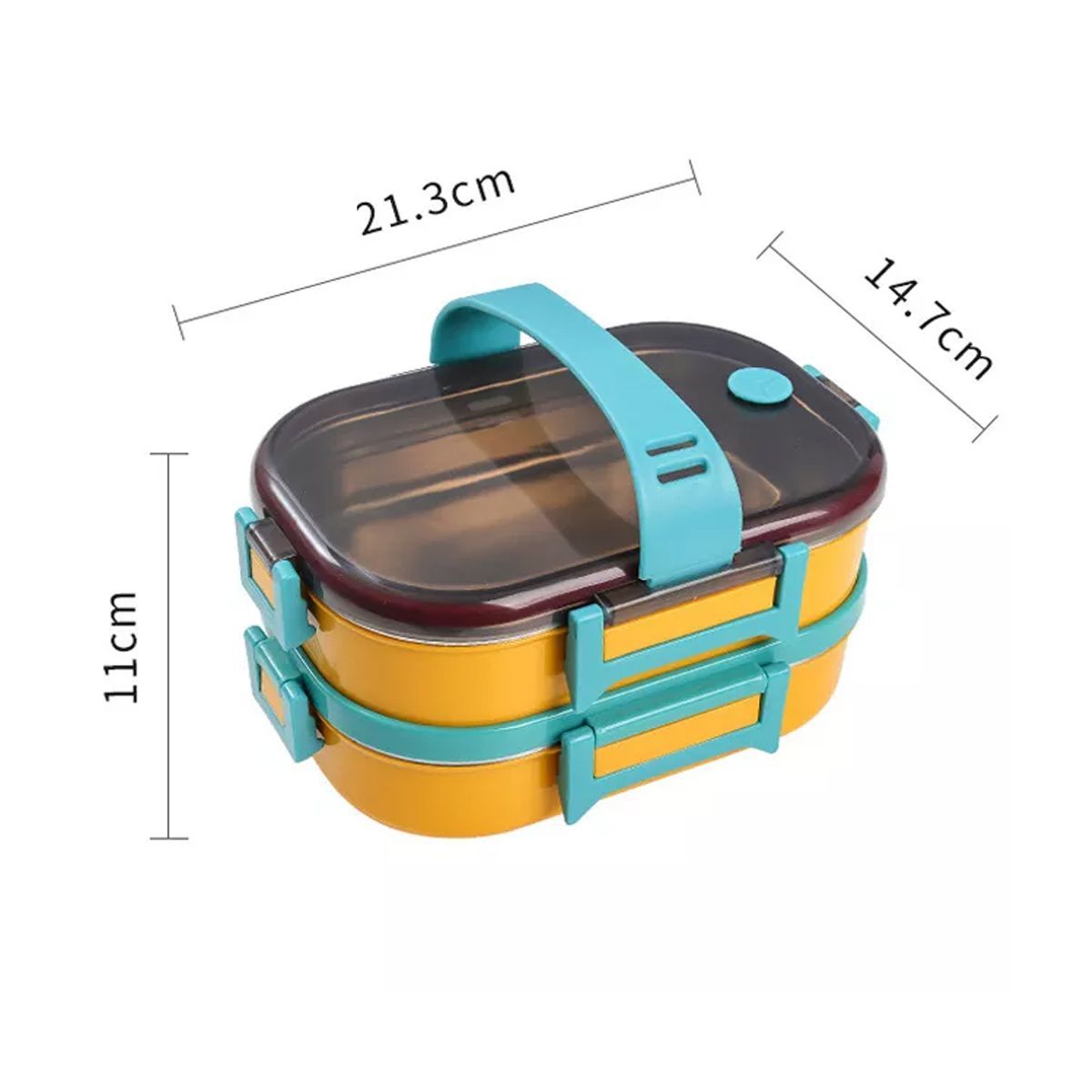 ITELSISTEM - Lonchera de plástico hermética de acero inoxidable Lunch Box Ejecutivo