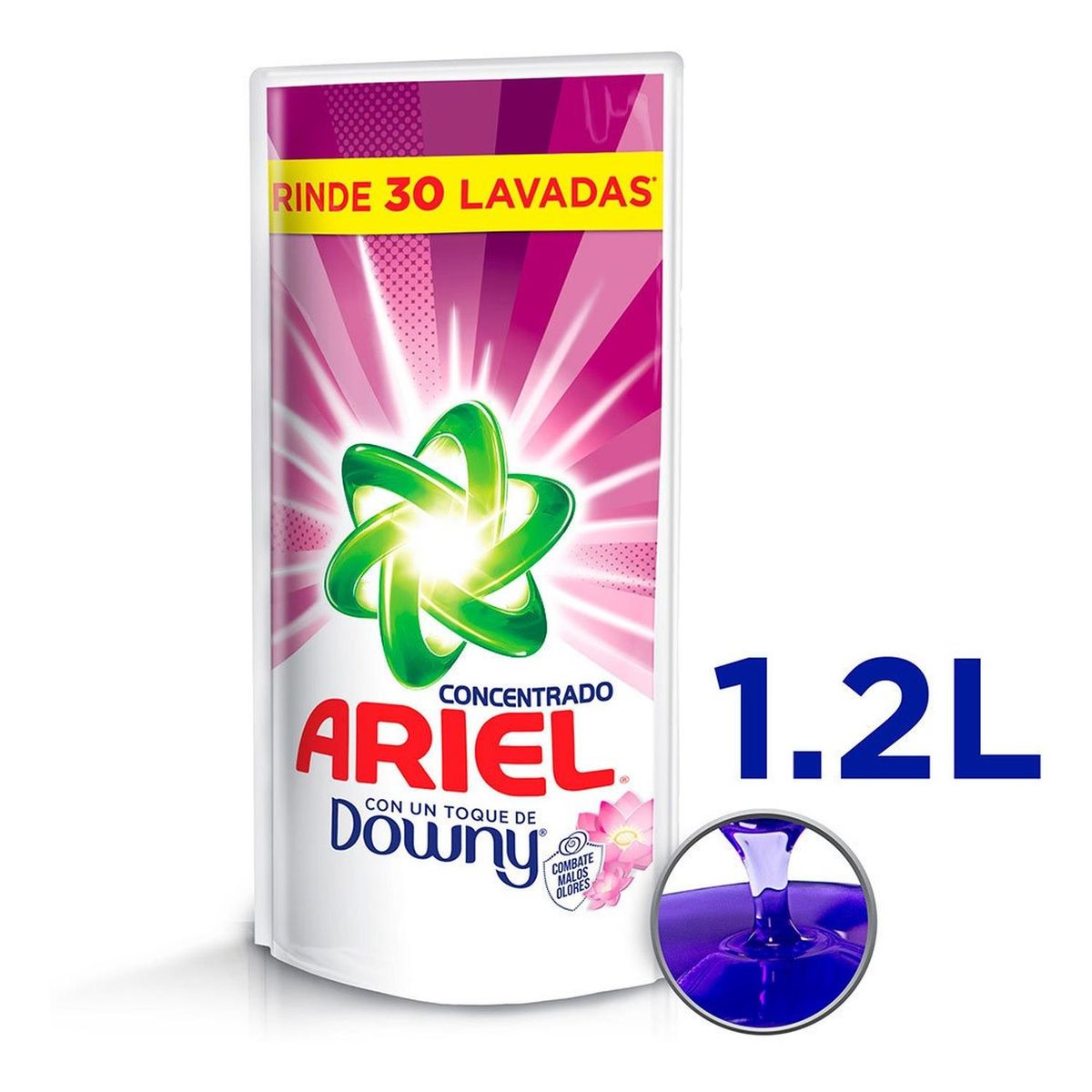 ARIEL - Detergente Líquido Ariel Concentrado Toque Downy 1.2 L