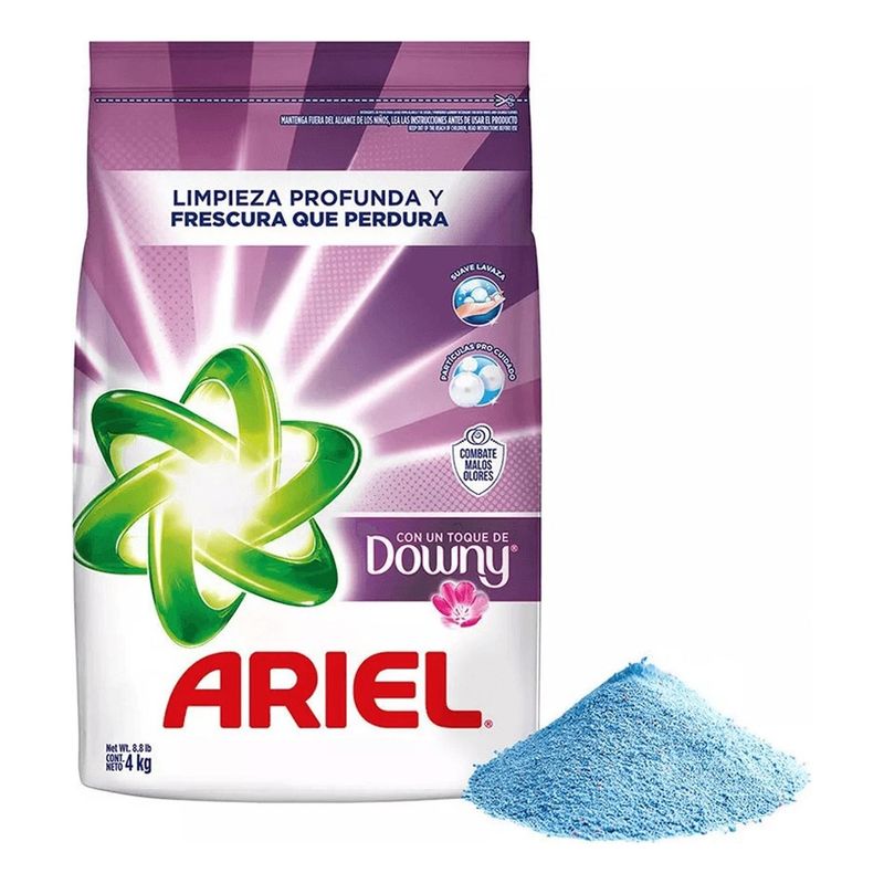 ARIEL - Detergente en Polvo Ariel Toque Downy 4kg