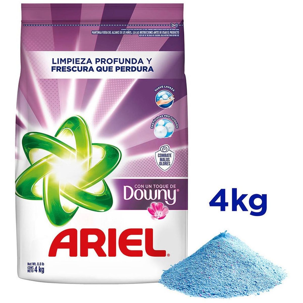 ARIEL - Detergente en Polvo Ariel Toque Downy 4kg
