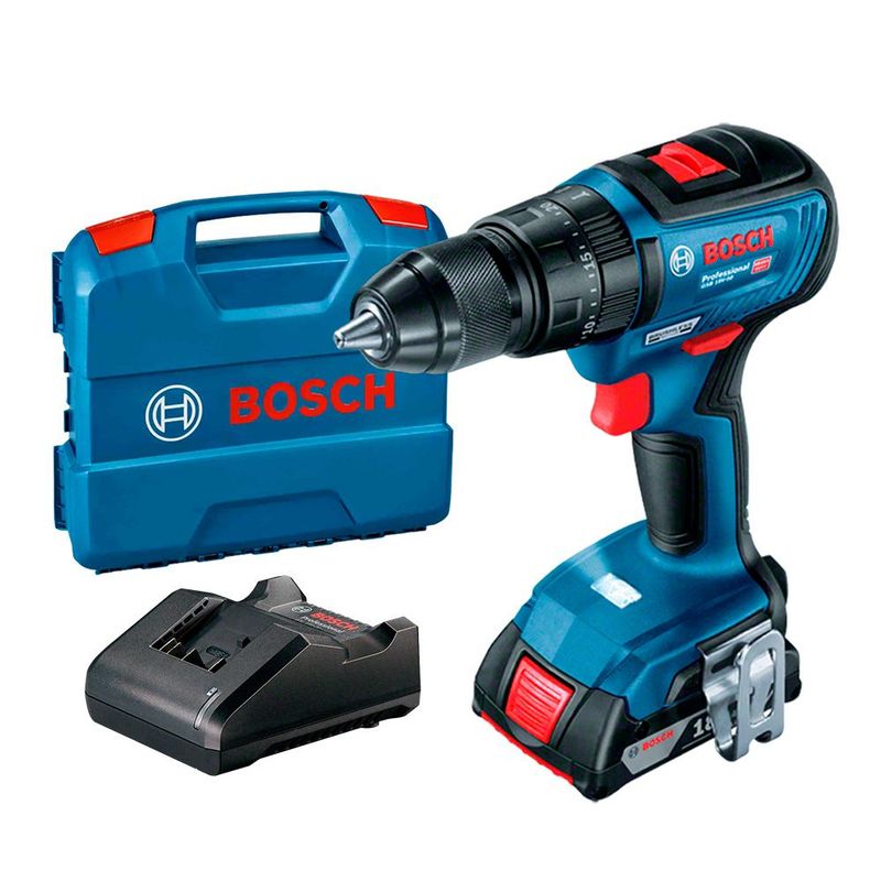 BOSCH - Taladro Percutor Bosch GSB 18V-50 + 1 Batería 2.0Ah