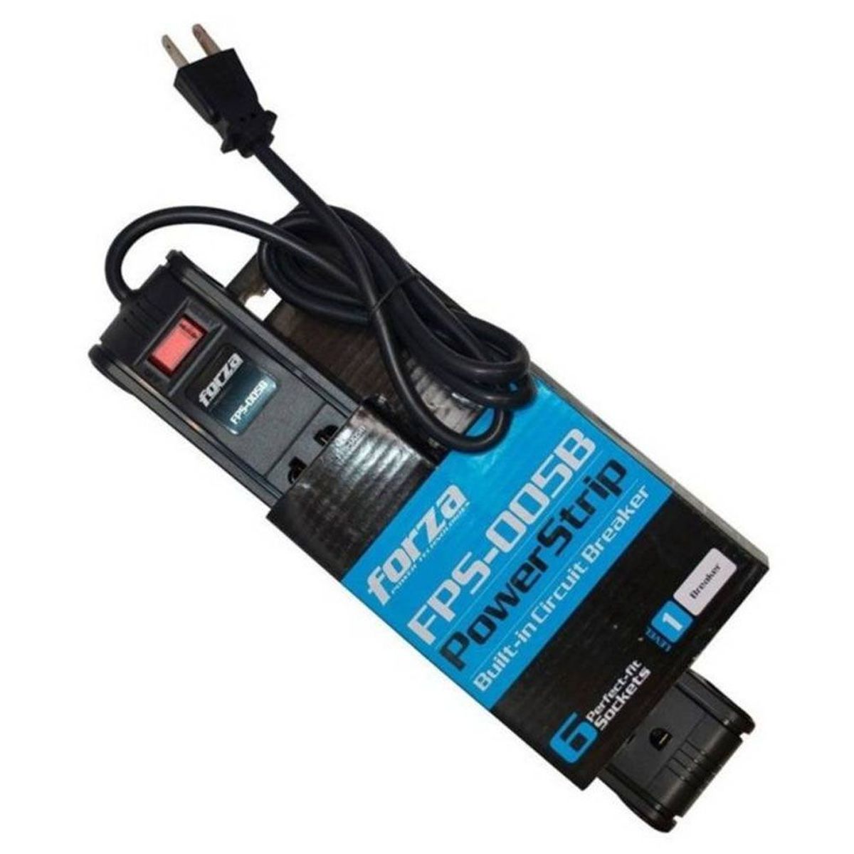 FORZA - Supresor De Picos Regleta 6 Tomas Forza FPS-001B