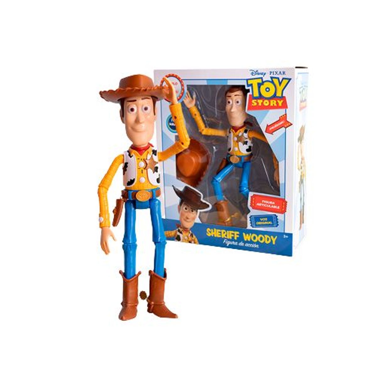 TOY STORY - FIGURA DE ACCION WOODY THE SHERIFF TOY STORY  DISNEY PIXAR