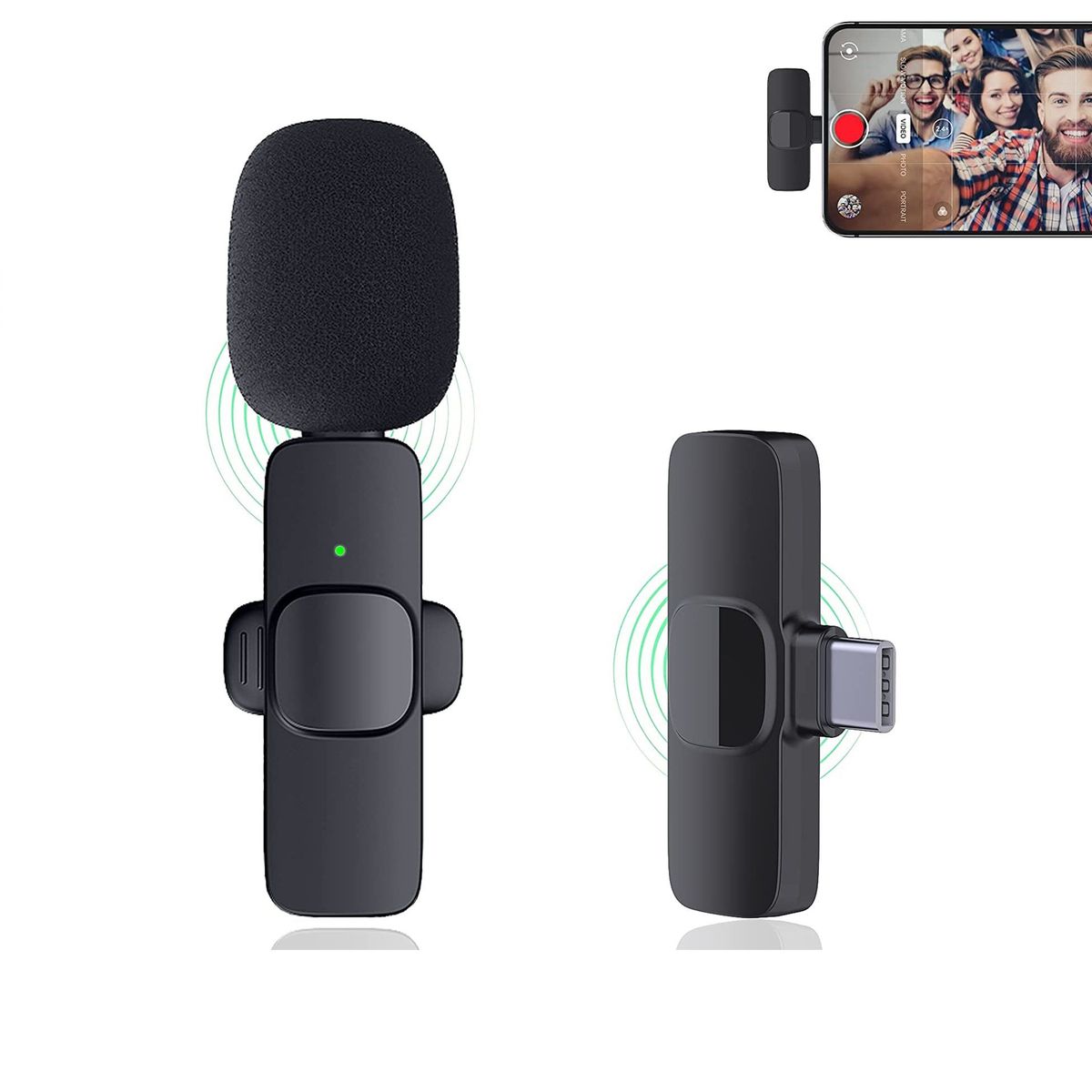 KREED - Micrófono Inalámbrico Recargable Tipo C - K8