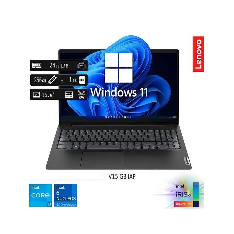 LENOVO - LENOVO V15 Intel Core i3-10110U 2.10GHz - 4,10 GHz / RAM 20gb / SSD 256gb 15.6"