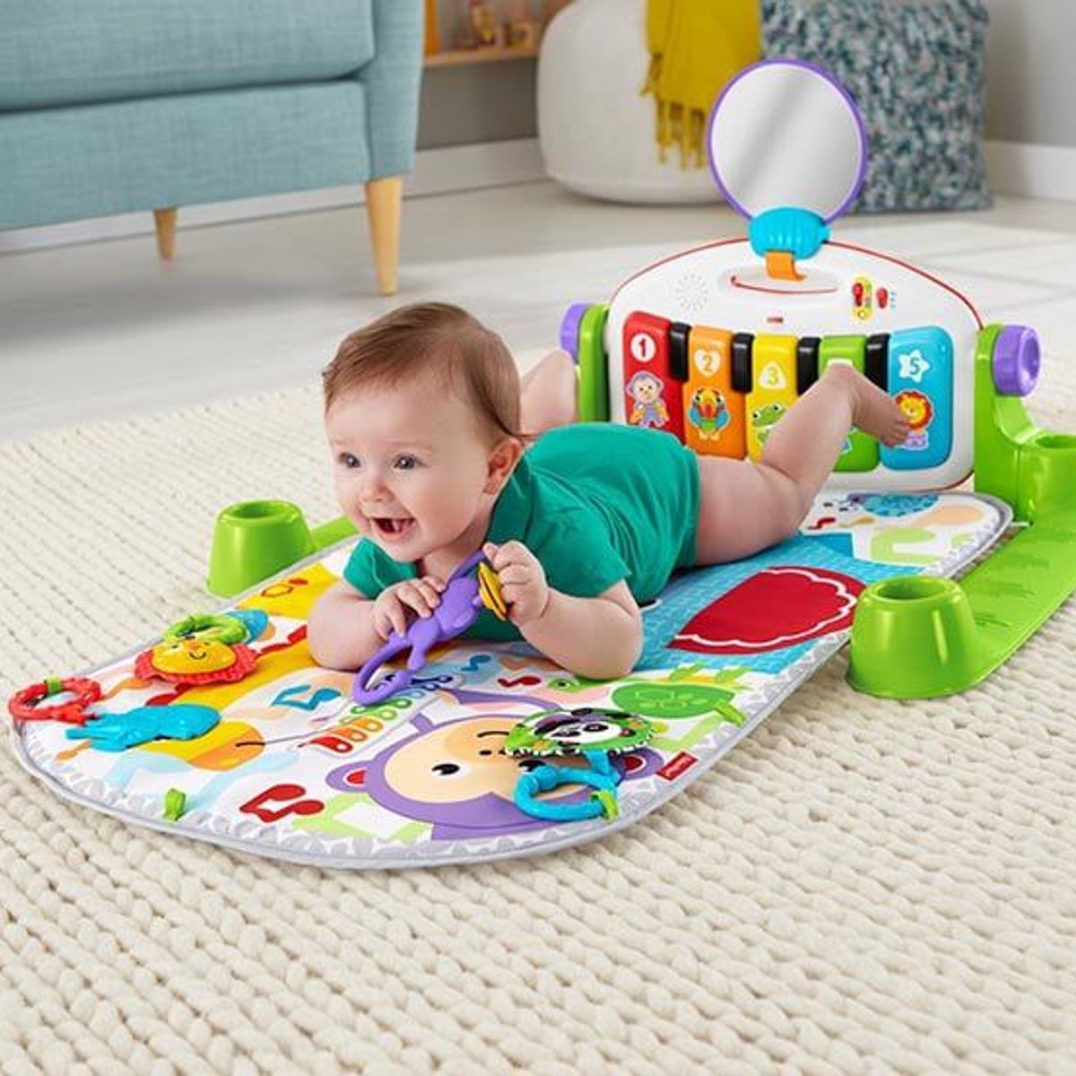 FISHER PRICE - Gimnasio Deluxe Con Piano - Fisher Price