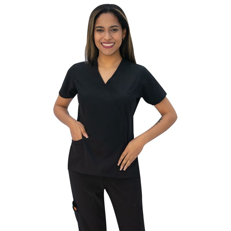 TWELVE - Twelve -conjunto scrub  cruzado v - negro