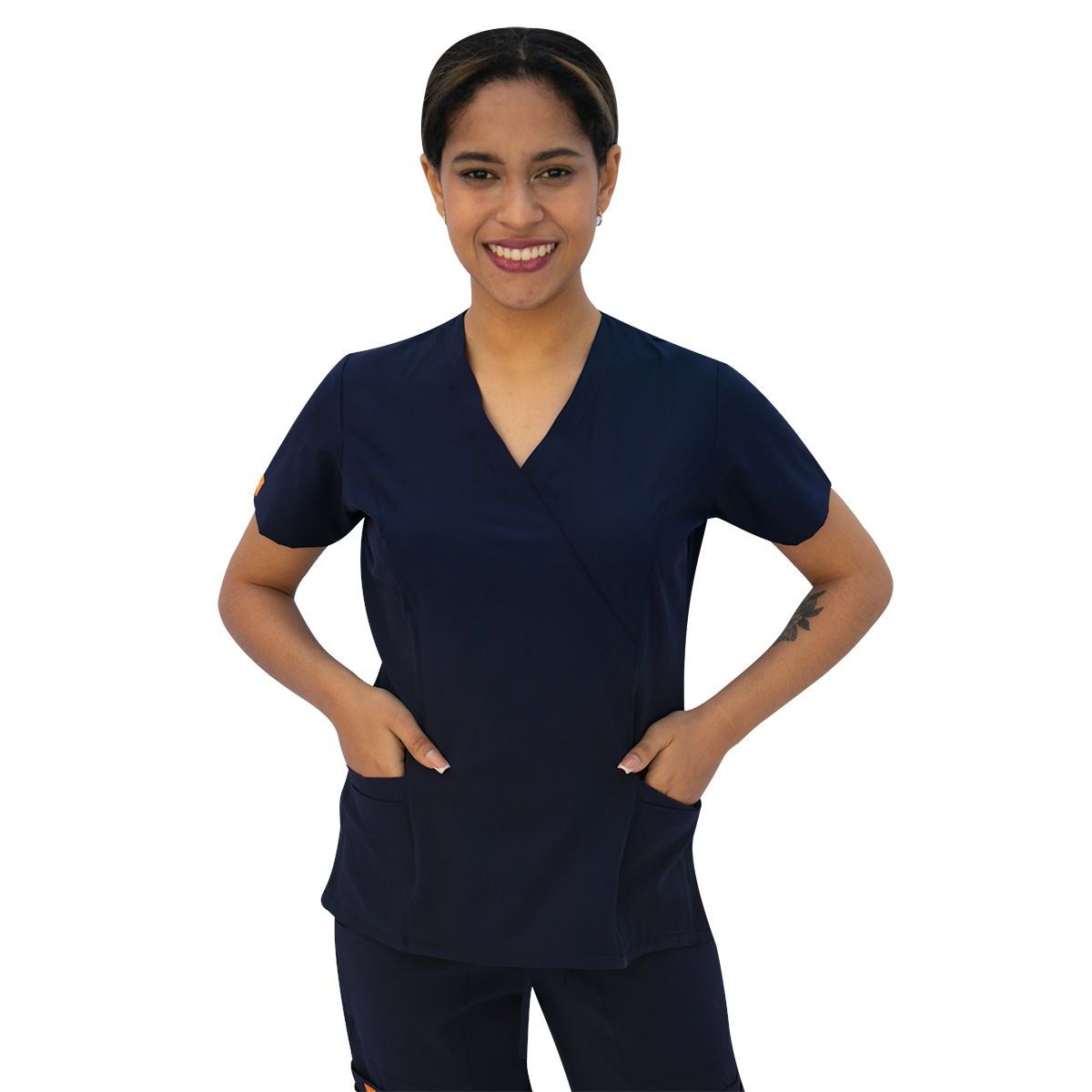TWELVE - Twelve -conjunto scrub  cruzado v - azul marino