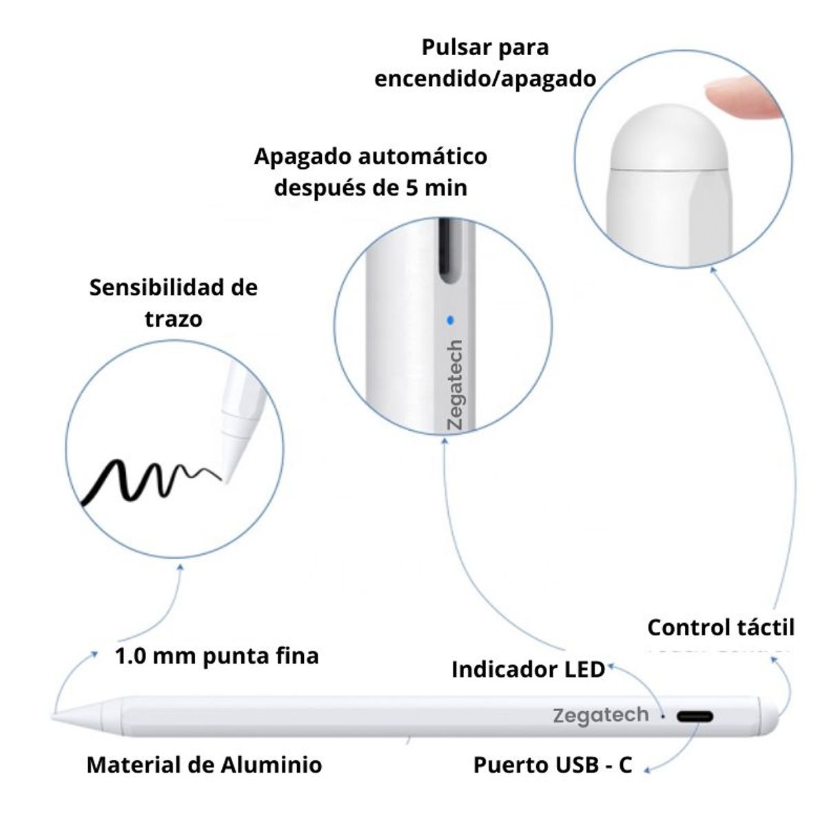 STYLUS - Lápiz Pencil para iPad PREMIUM PRO I
