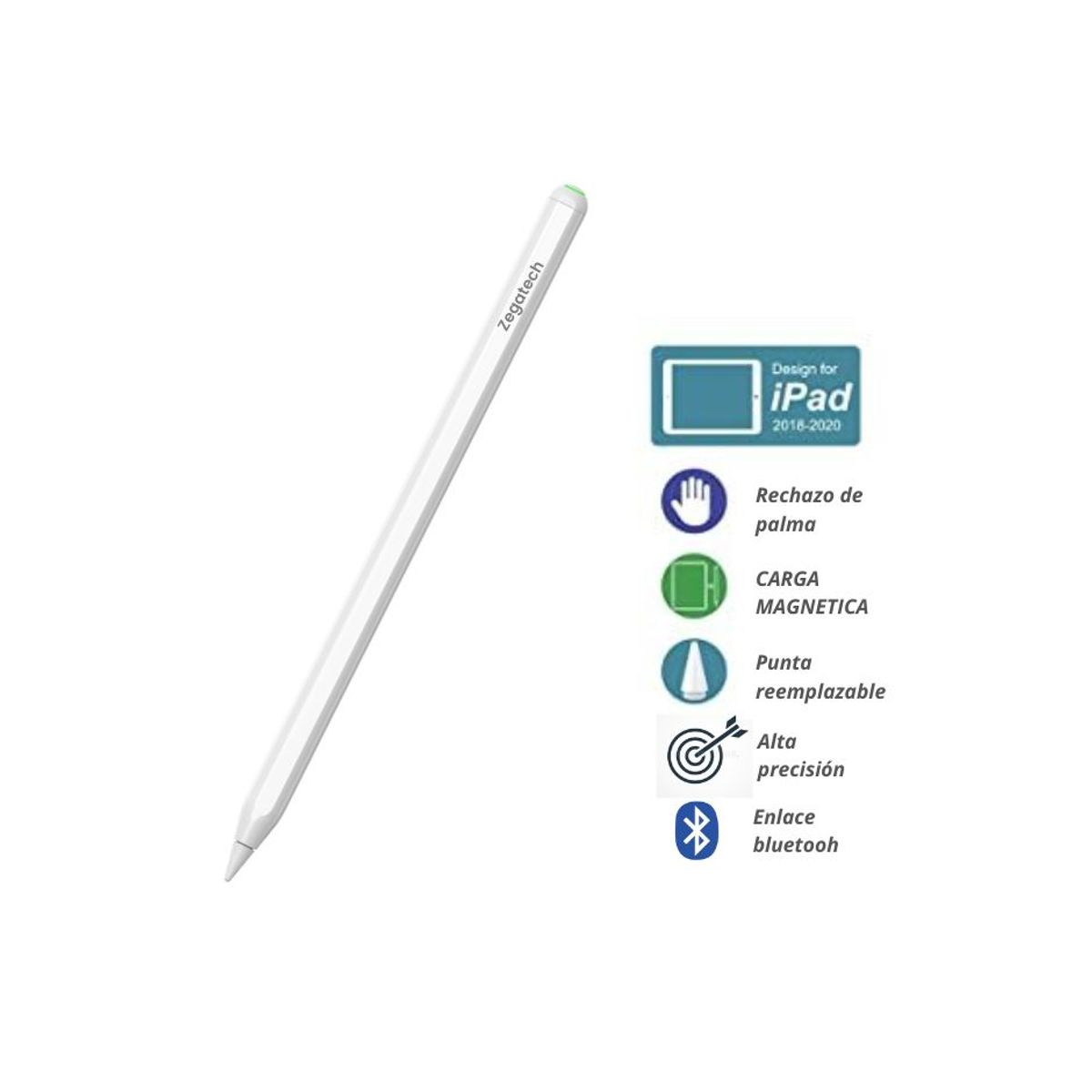 STYLUS - Lápiz Pencil para iPad PREMIUM V3 con CARGA MAGNÉTICA