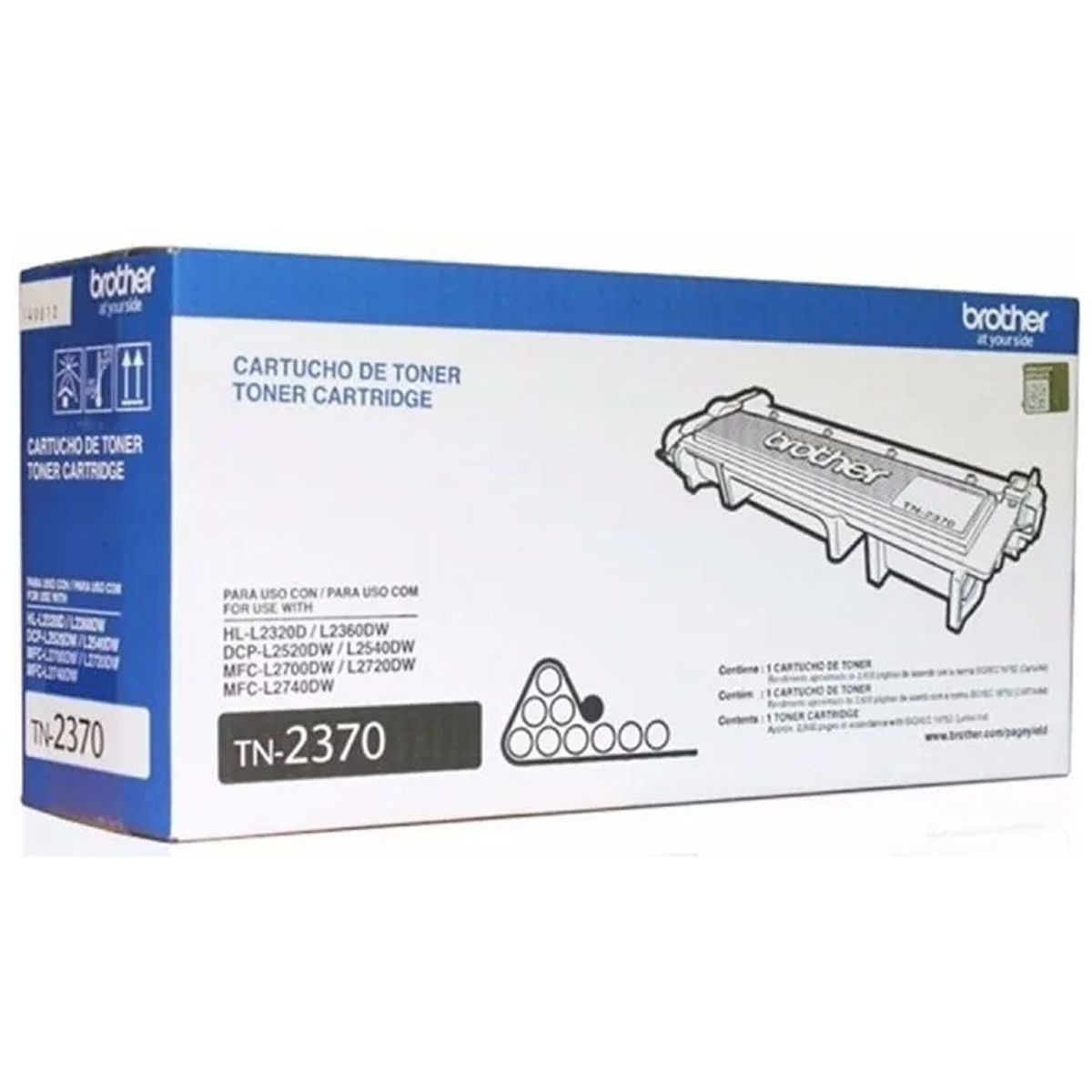 BROTHER - Toner Brother TN-2370 ,DCP-L2520DW DCP-L2540DW, MFC-L2740DW, 2600 pgs.