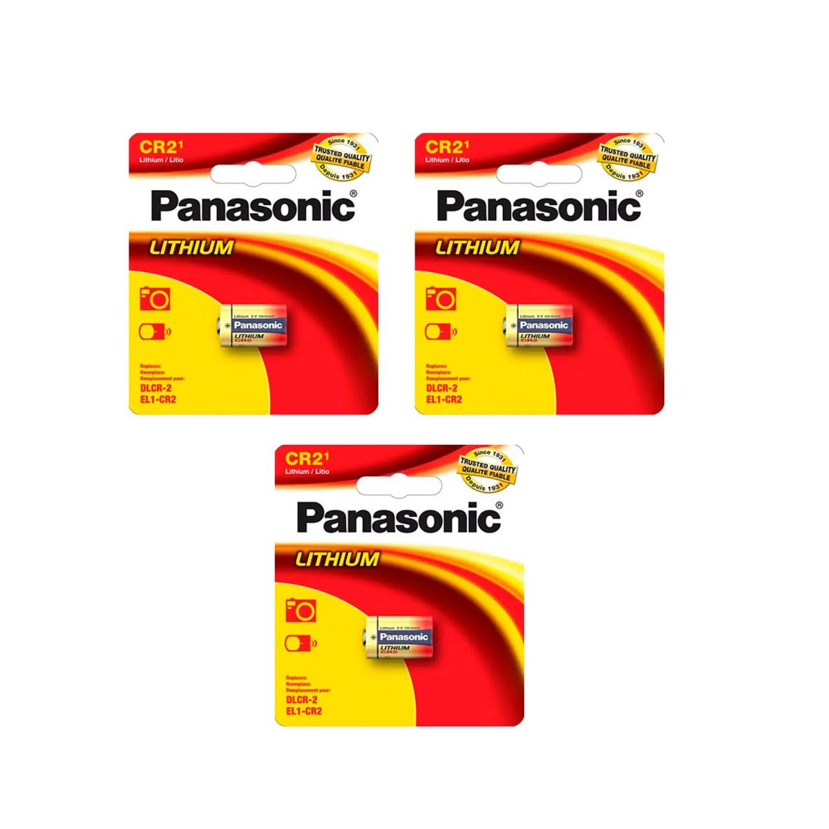 PANASONIC - Pilas Panasonic Litio CR2 Pack x3