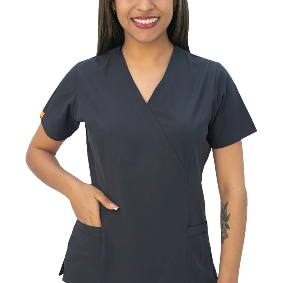 TWELVE - Twelve -conjunto scrub  cruzado v - plomo oscuro