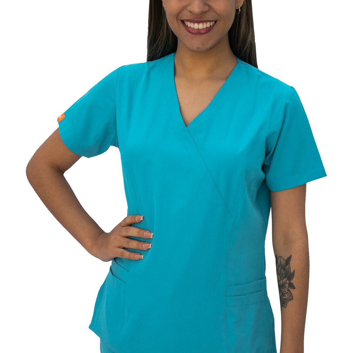 TWELVE - Twelve -conjunto scrub  cruzado v - agua marina o turquesa enfermería