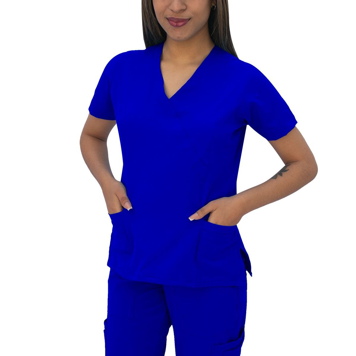 TWELVE - Twelve -conjunto scrub  cruzado v - azulino