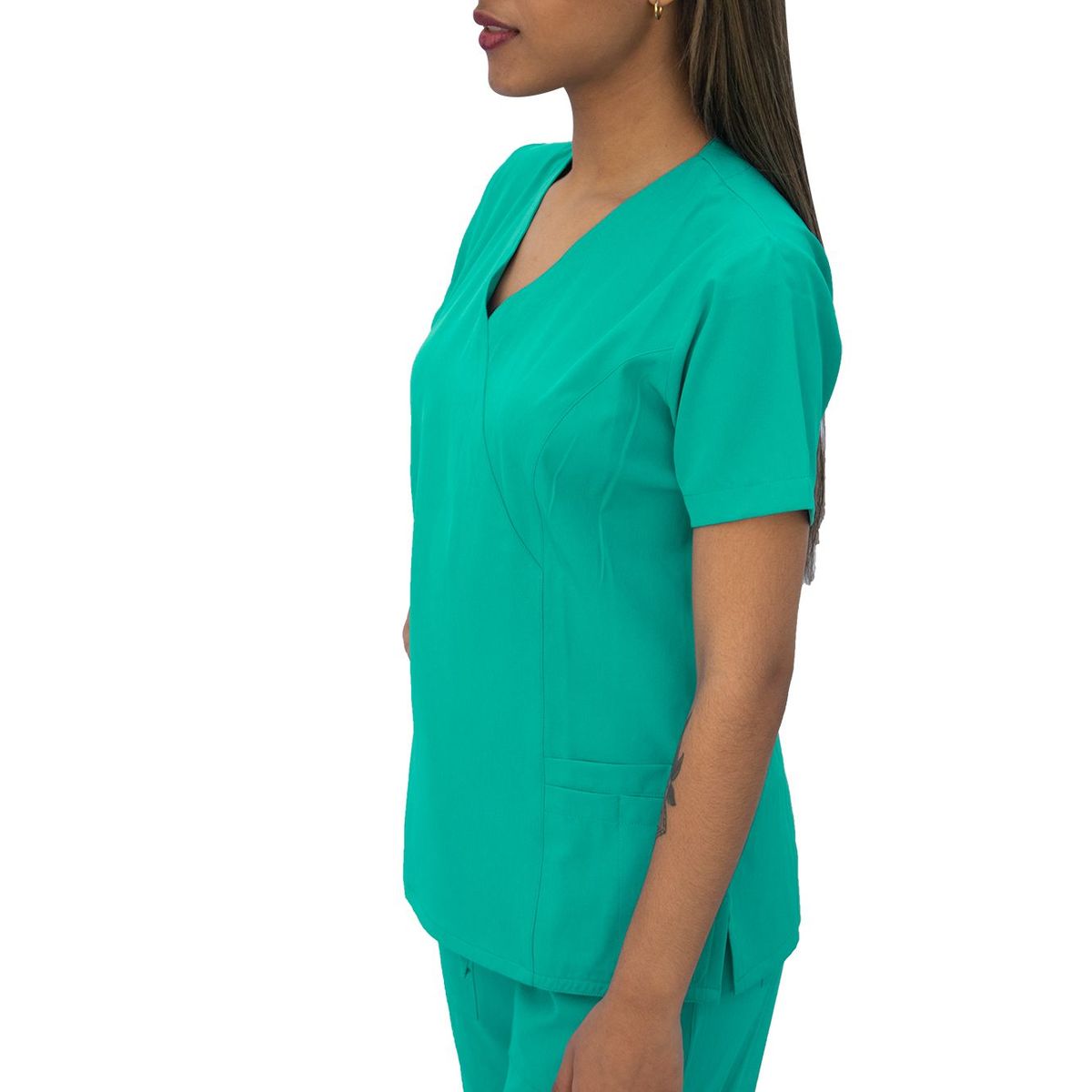TWELVE - Twelve -conjunto scrub  cruzado v - verde jade