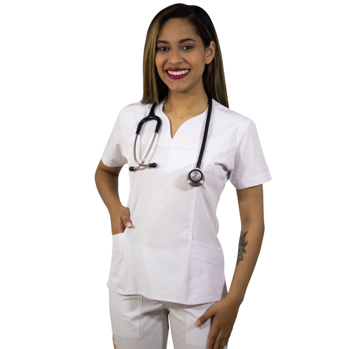 TWELVE - Twelve -conjunto scrub  corazón - blanco