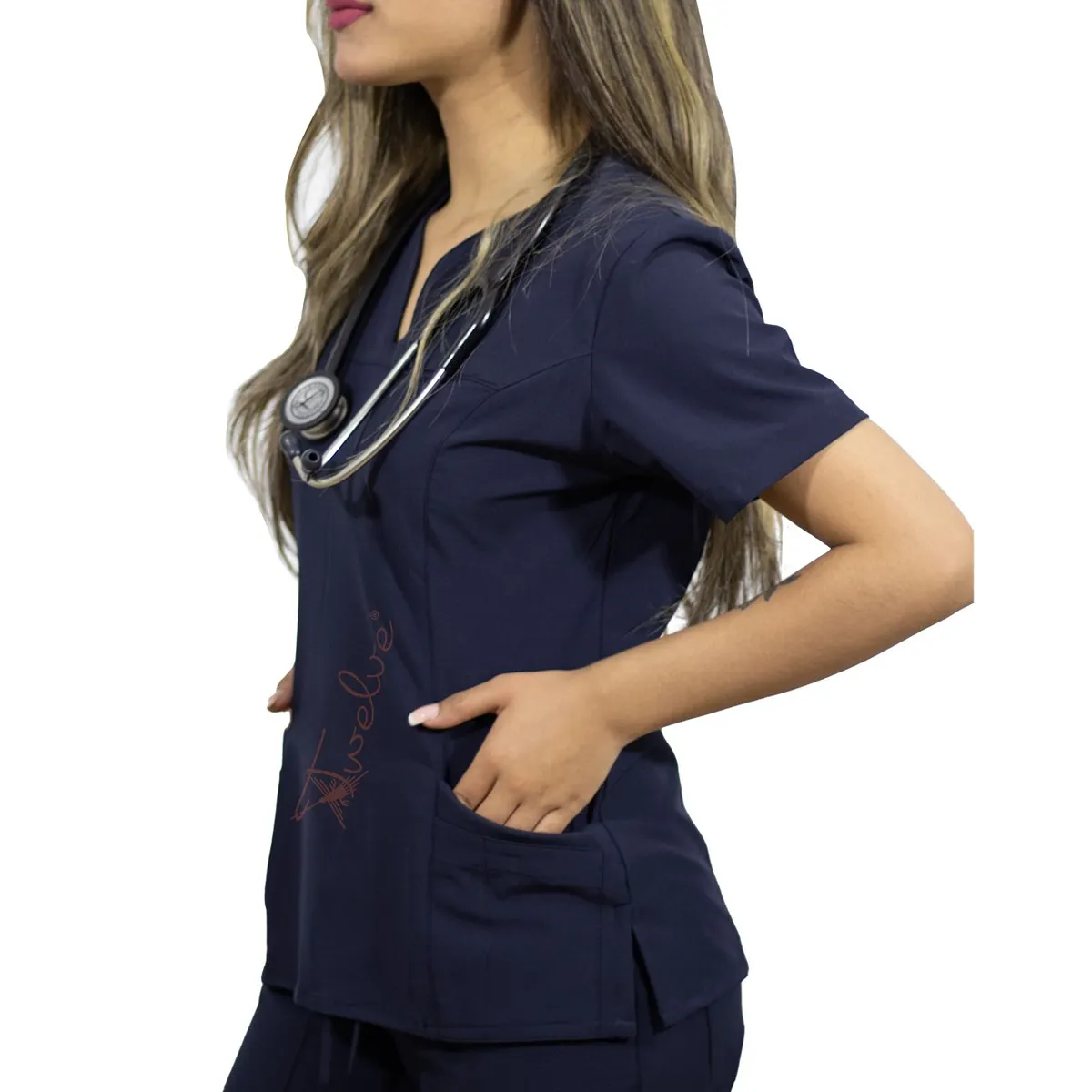 TWELVE - Twelve -conjunto scrub  corazón - azul marino