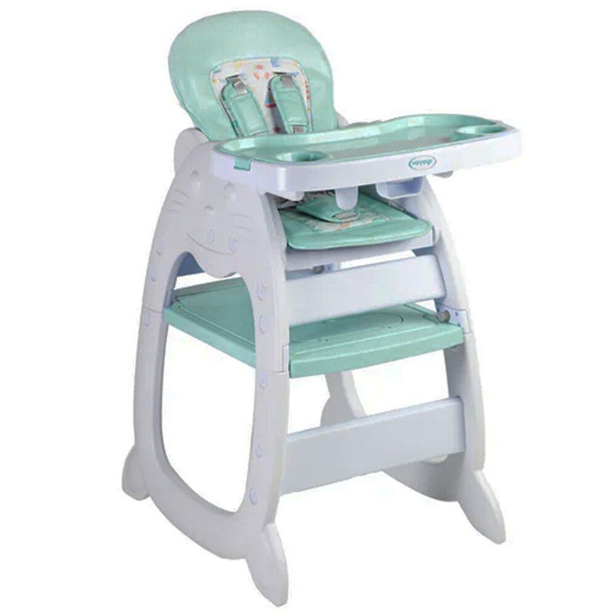 VOYAGE - Silla de Comer Gato 3 en 1 Verde