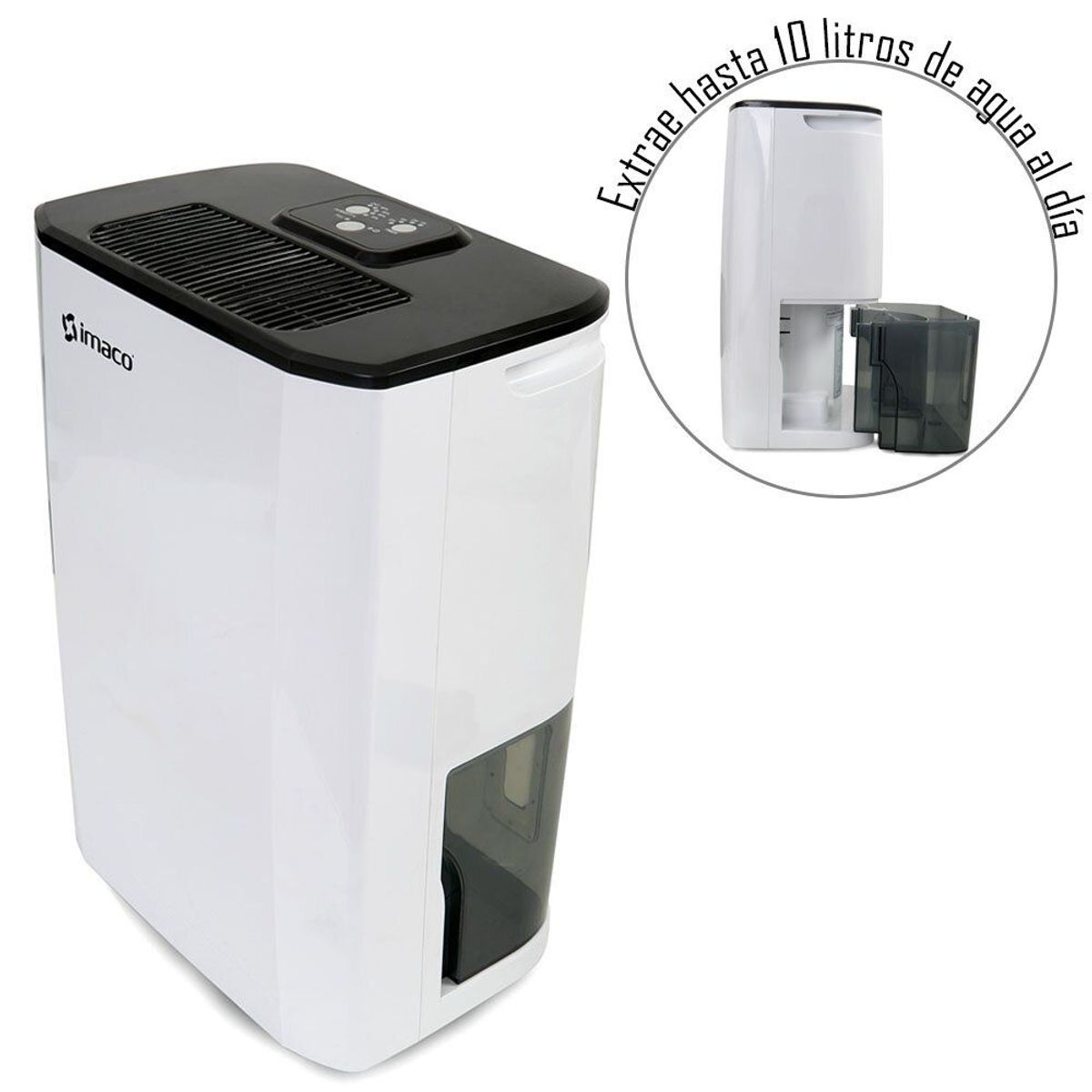 IMACO - Deshumedecedor con Panel Digital DHE1002 2.  5Lts