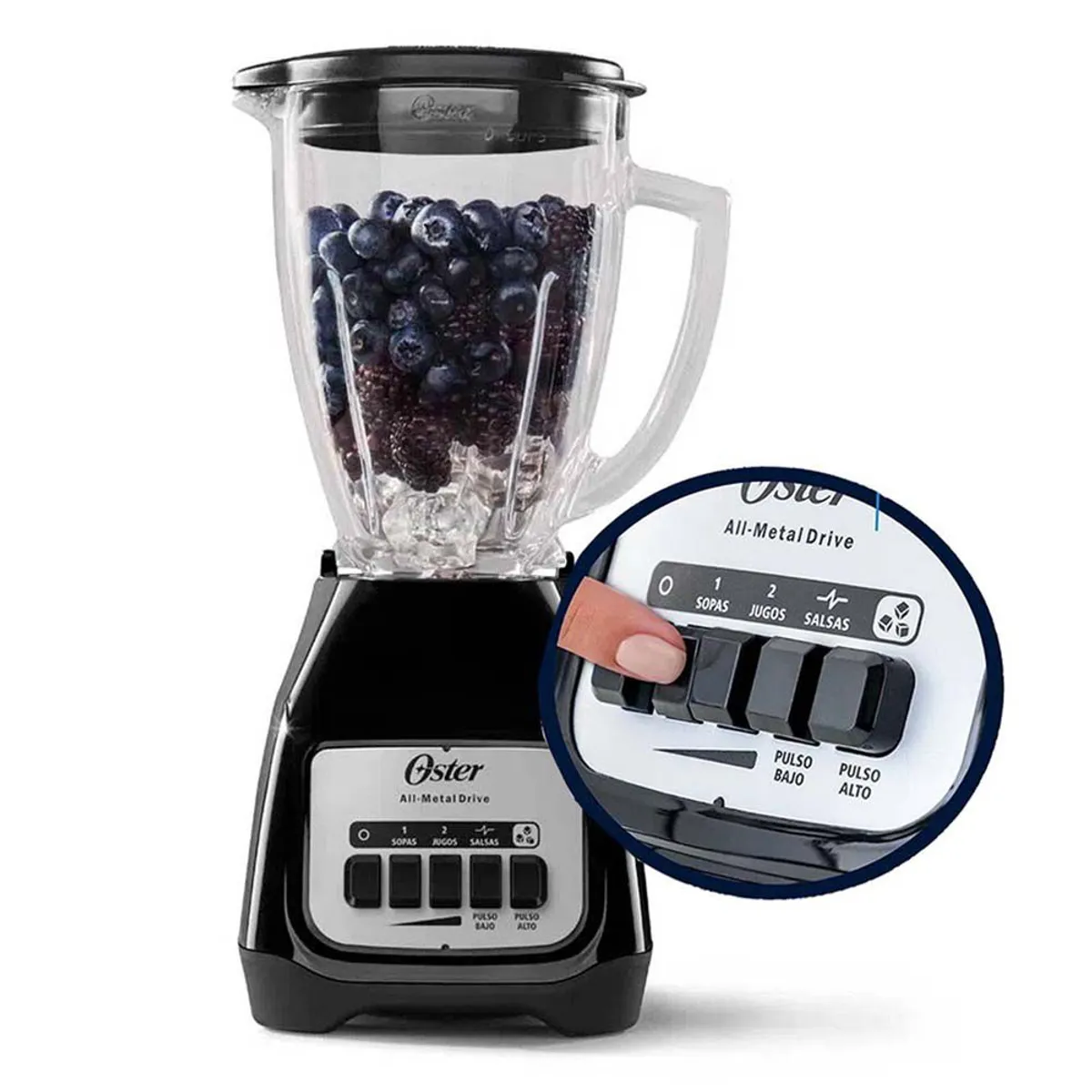 OSTER - Licuadora 2 velocidades Picahielo Más Pulso