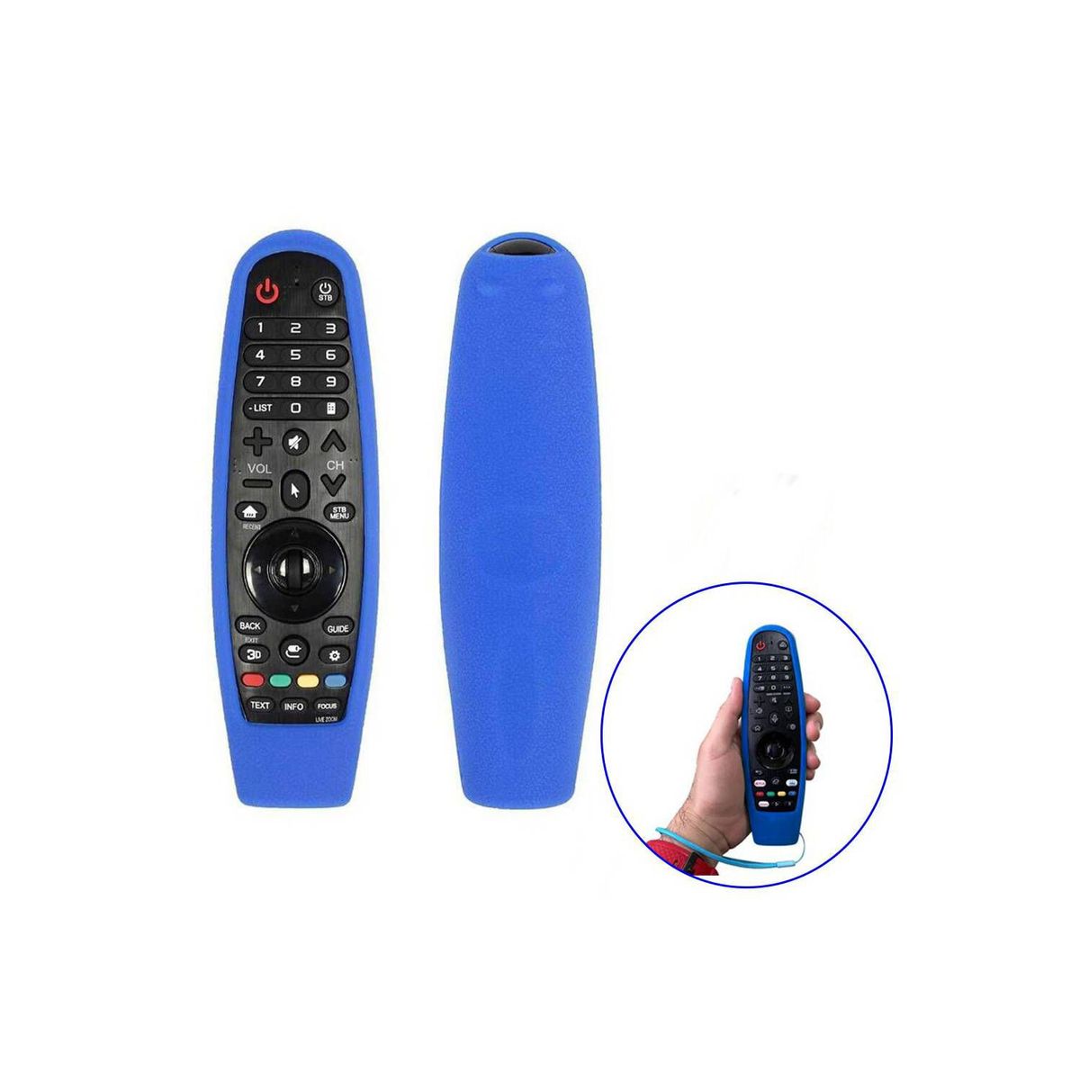 GENERICO - Funda de silicona para control magic lg -blue