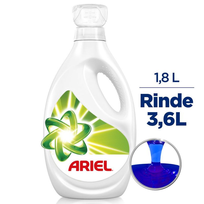 ARIEL - Detergente Líquido Ariel Doble Poder 1.8 L