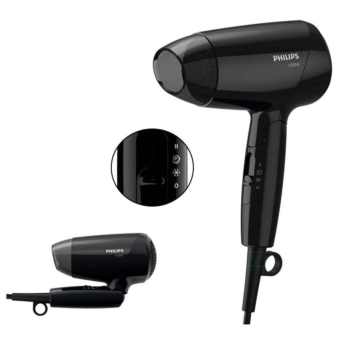PHILIPS - Secadora de Cabello Thermo Protec 1200W.