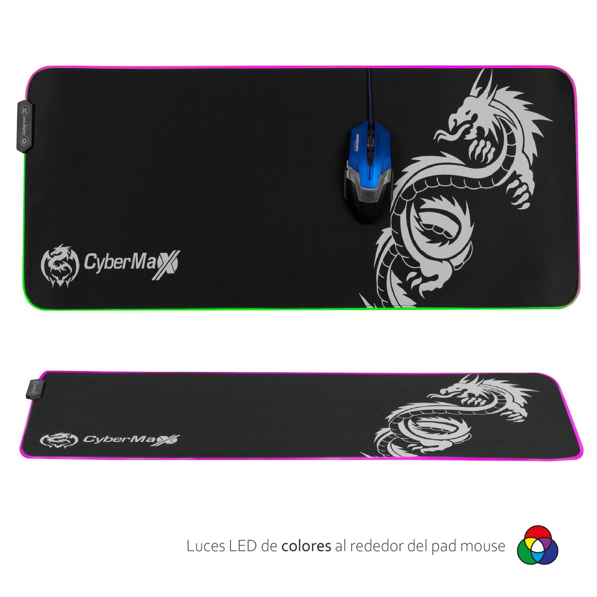 CYBERCOOL - PAD MOUSE CYBERMAX - CBX FX108  RGB