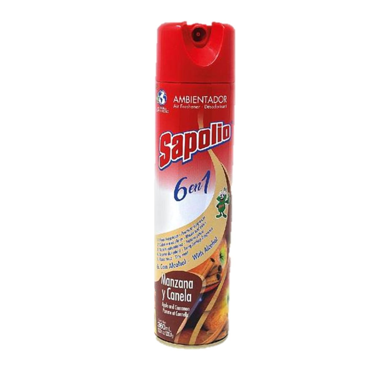 SAPOLIO - AMBIENTADOR SPRAY SAPOLIO AROMA LAVANDACOCO 360ML UNIDAD