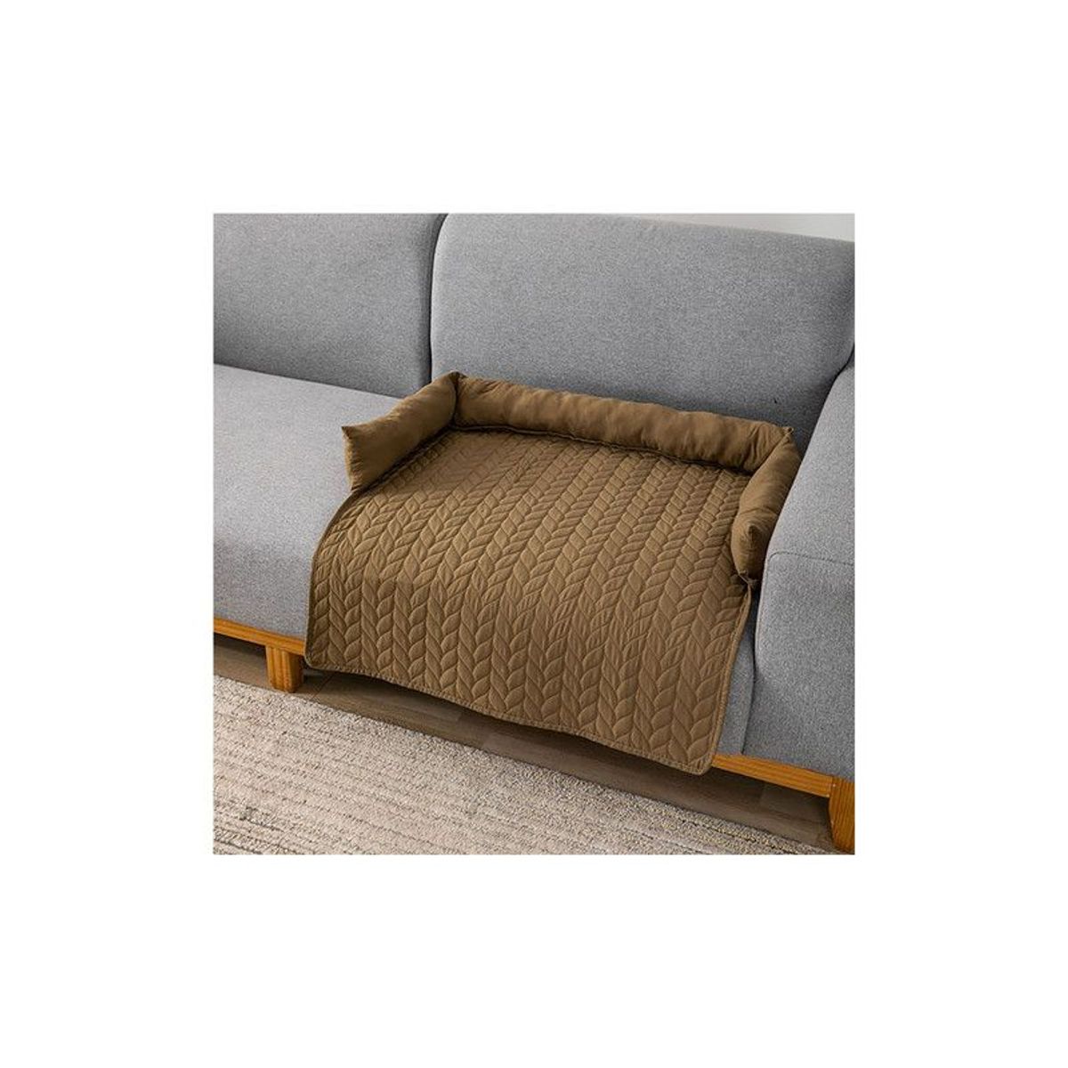 QUE PATAS PET SHOP - Cama para Muebles Marrón Talla M