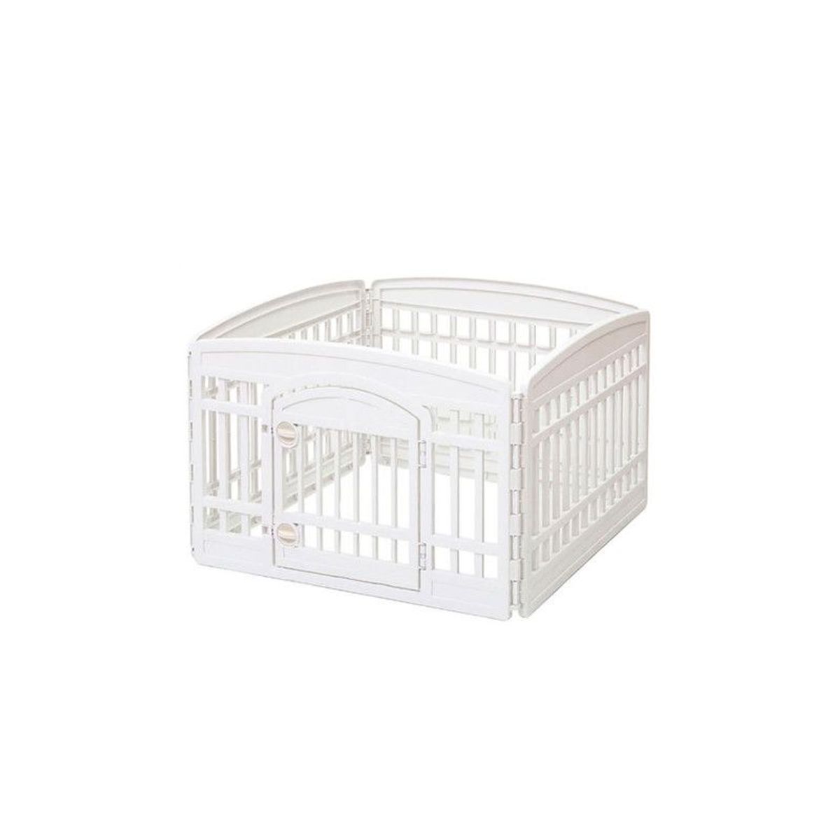 QUE PATAS PET SHOP - Corral Premium Con Puerta Para Mascotas