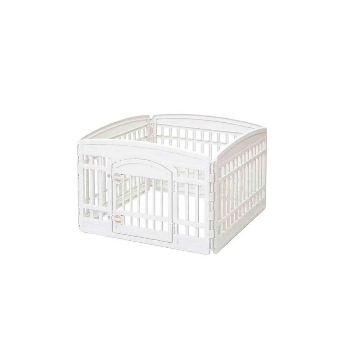 QUE PATAS PET SHOP - Corral Premium Con Puerta Para Mascotas