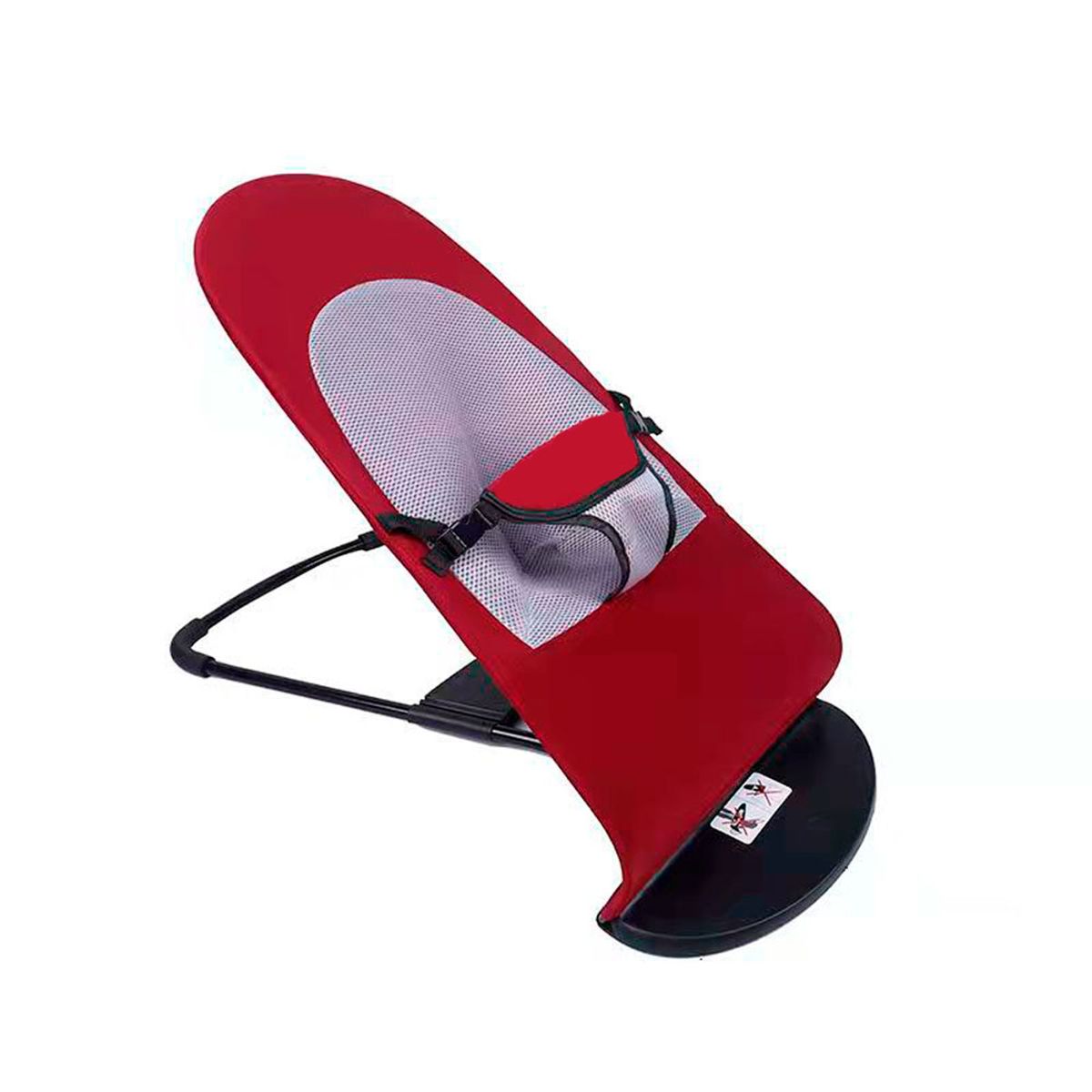 QUE PATAS PET SHOP - Silla Mecedora 4 Niveles Ajustables Rojo Para Mascotas