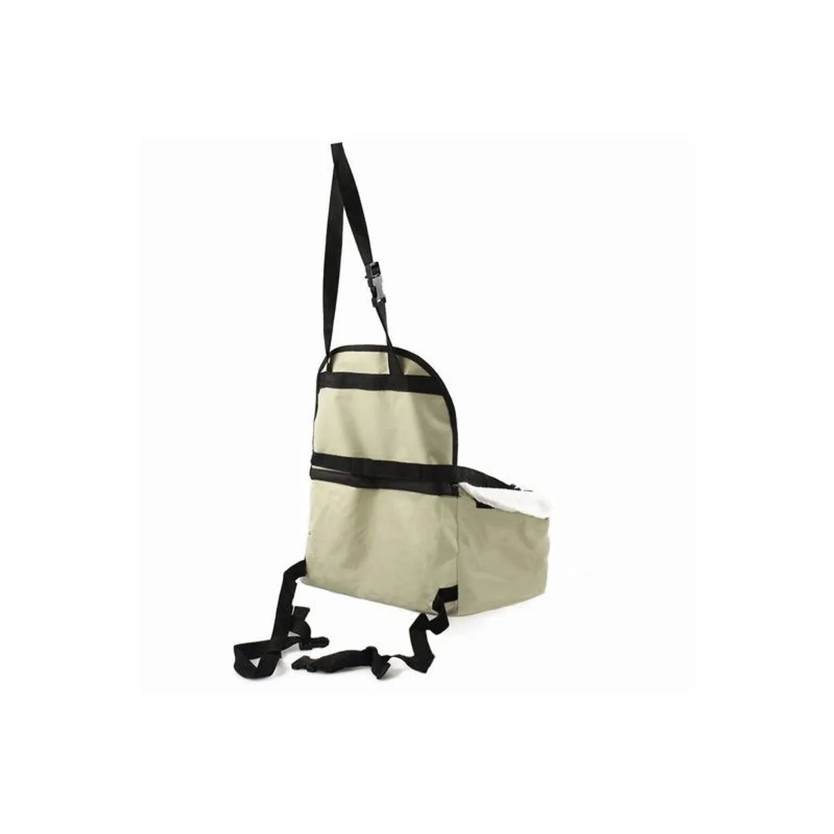 QUE PATAS PET SHOP - Asiento Copiloto para Mascotas Pequeñas Verde