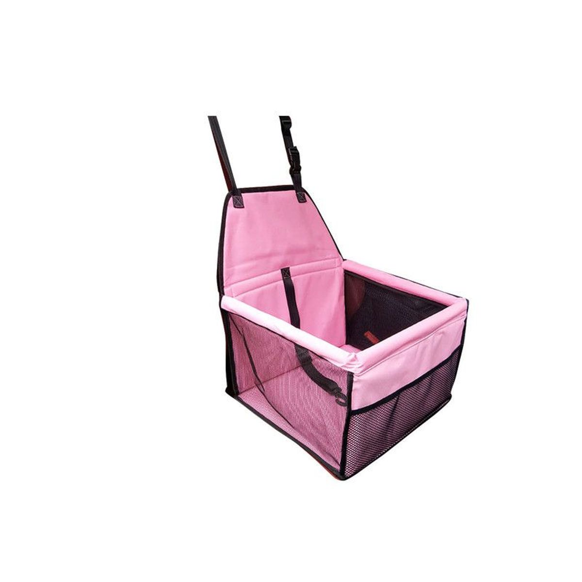 QUE PATAS PET SHOP - Asiento Copiloto para Mascotas Rosado