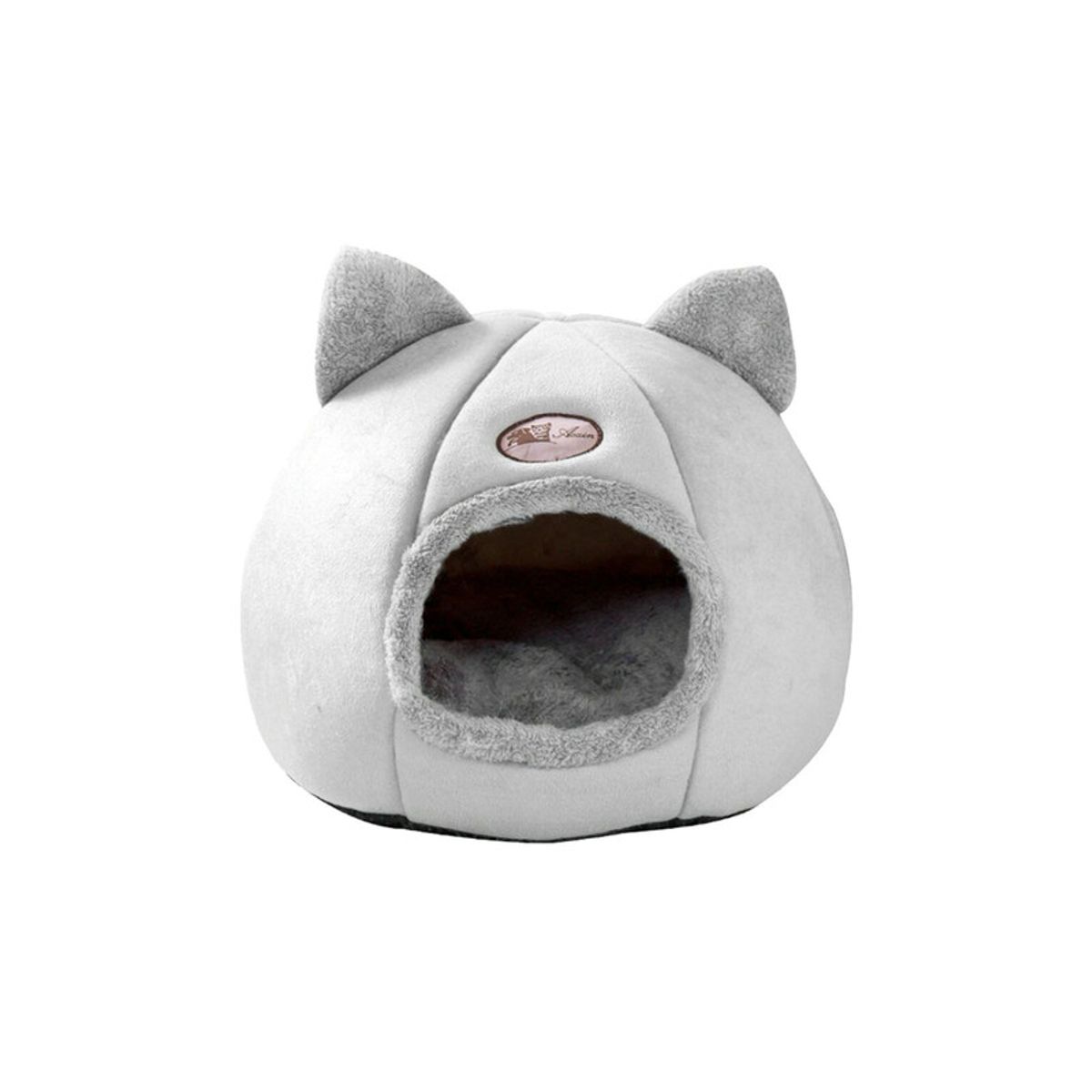 QUE PATAS PET SHOP - Cama Gato Cueva color Gris