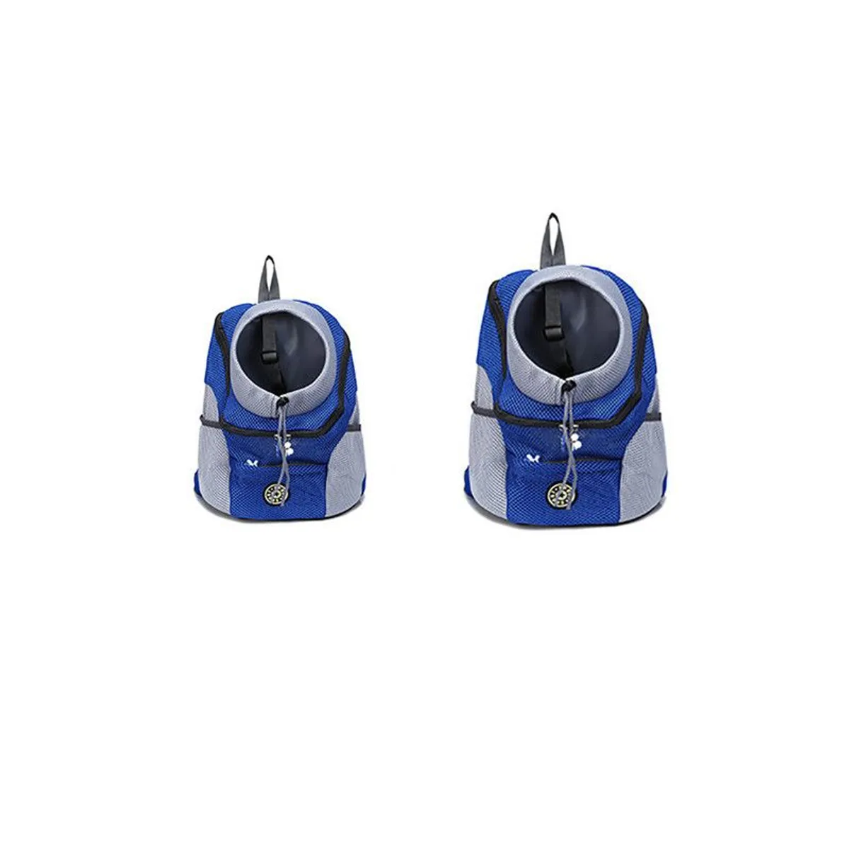 QUE PATAS PET SHOP - Mochila para Perros Pequeños Azul Talla M