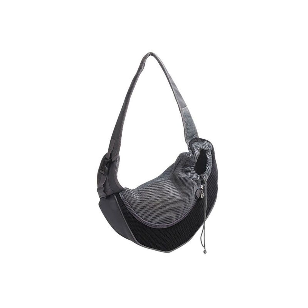 QUE PATAS PET SHOP - Morral Portable para Mascotas Negro
