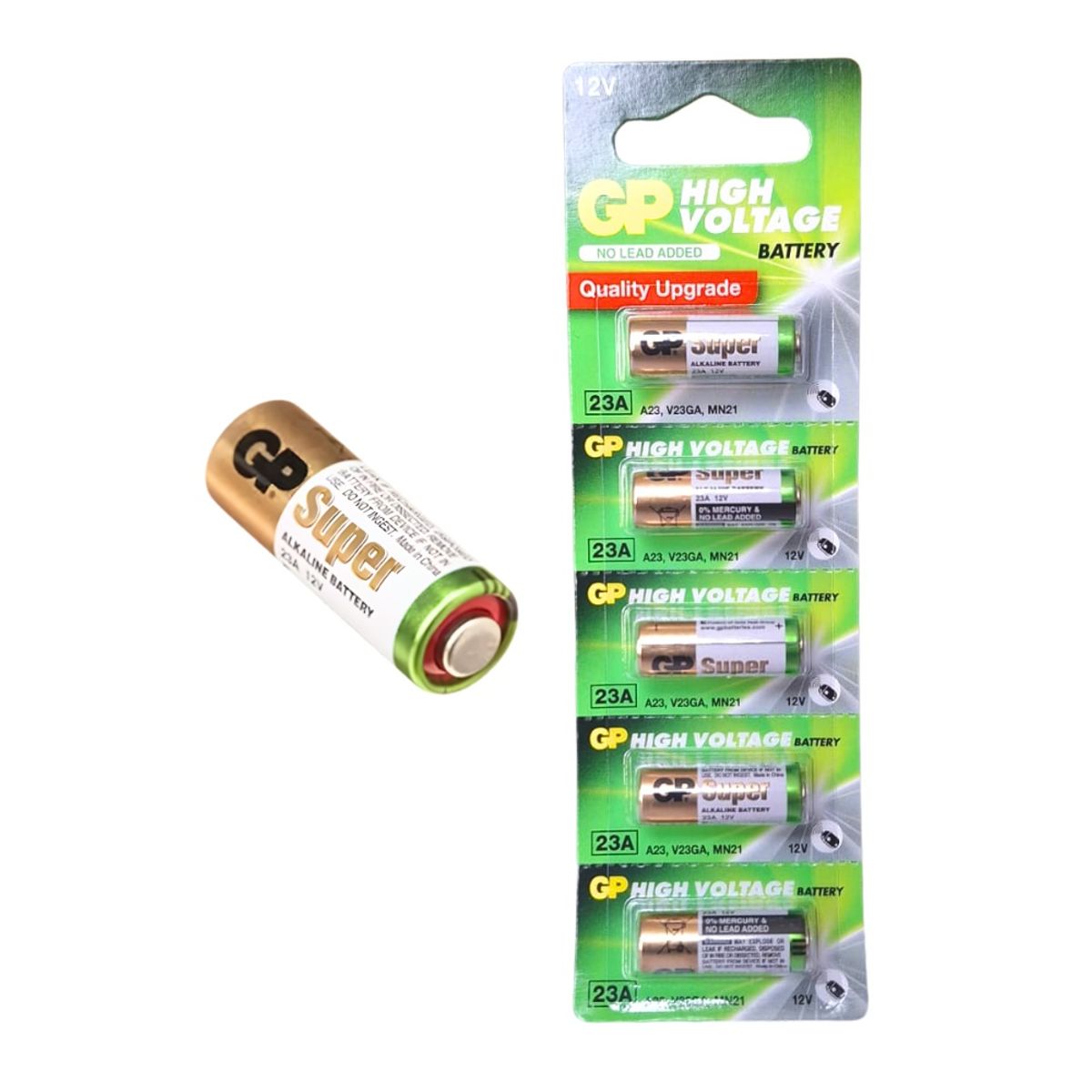 GENERICO - Pila Alcalina Beston 23a 12v Timbre Detector Blister x5 Und