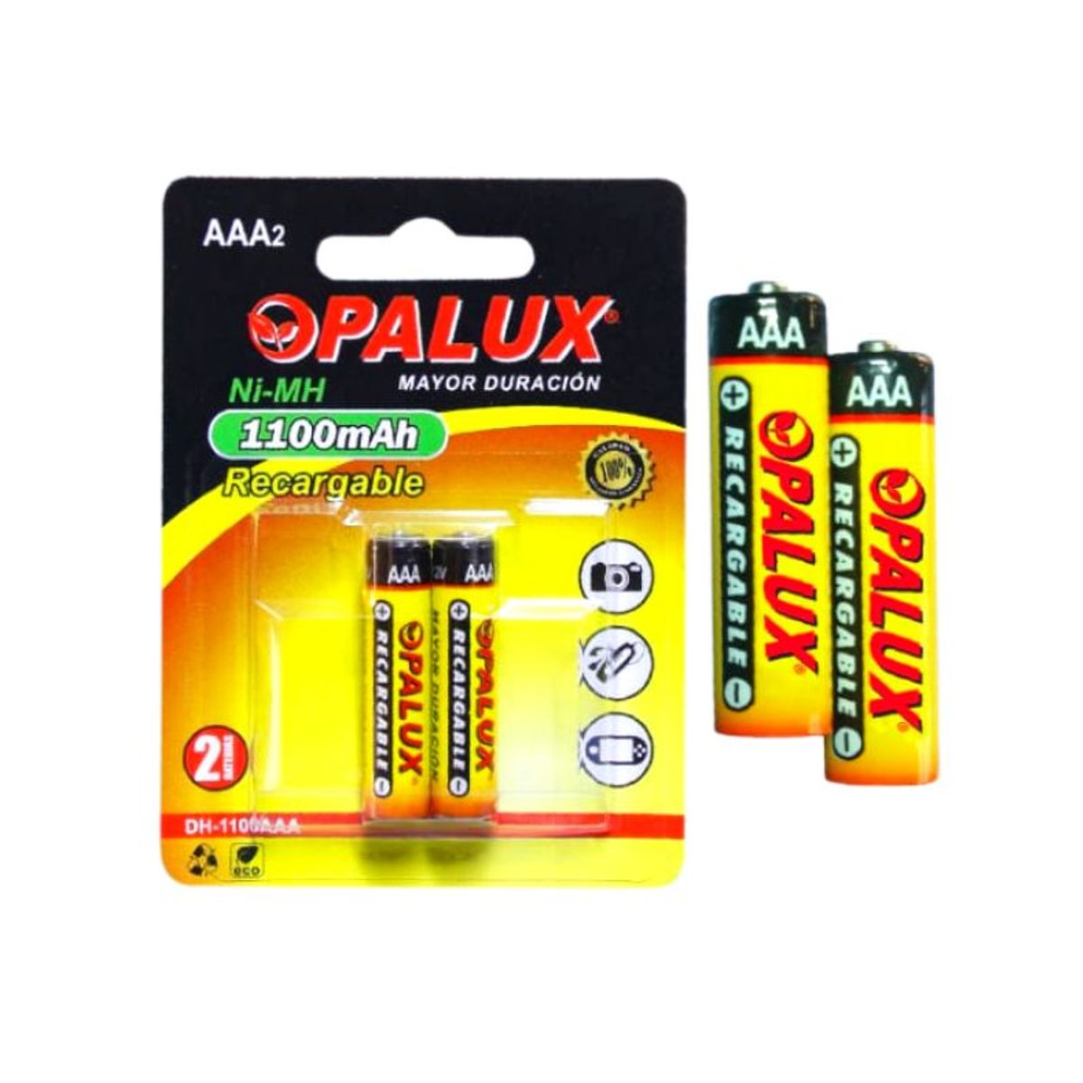 GENERICO - Pilas Recargables Aaa Opalux 1.2 V 1100 Mah