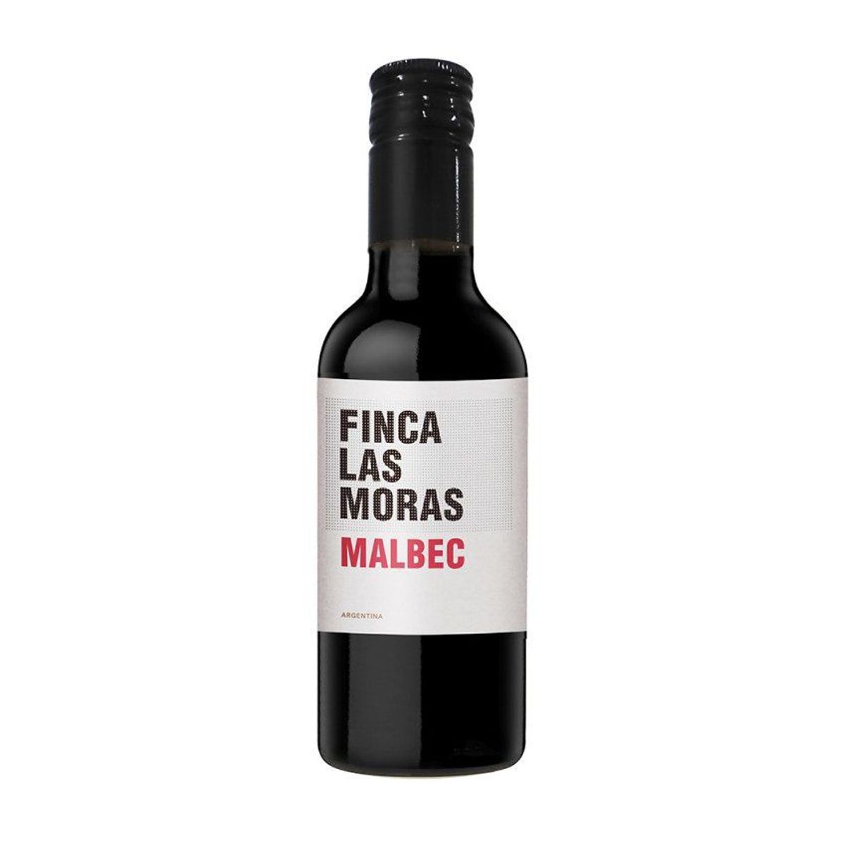 LAS MORAS - Vino tinto Las Moras Malbec 187ml pack x4