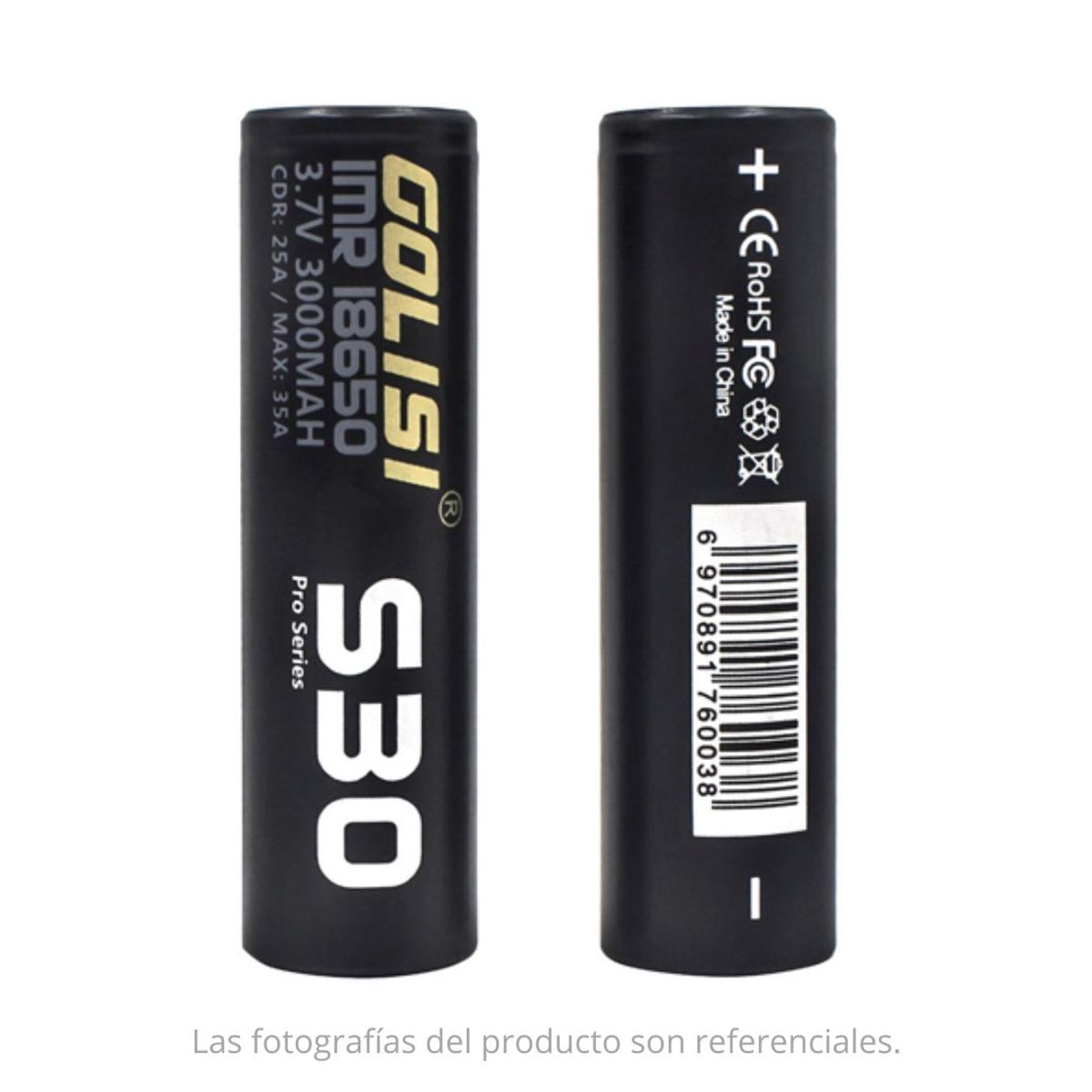 GENERICO - Bateria Recargable Golisi S30 18650 3000mah 35a